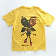 NANCY SCARLET アートTシャツ イエロー【XL】