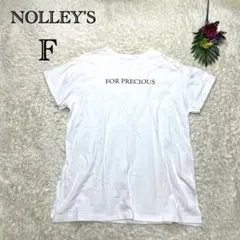 ノーリーズ　ロゴプリント半袖Tシャツ　白T　カジュアル　シンプル　綿　ゆったり