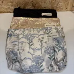 (早期発送)花柄ポーチ 3点セット