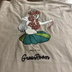 Greenroom グリーンルーム湘南鎌倉　フラ　刺繍Tシャツ　値下げしました