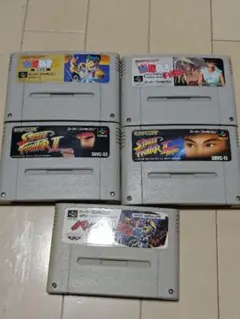 ジャンク品扱いスーパーファミコンソフト 5点セット①