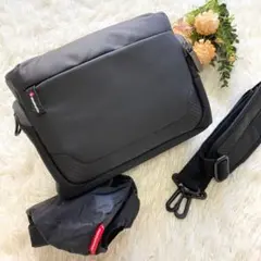 美品✨マンフロット カメラバッグ カメラケース ボストンバッグ ショルダー付 黒