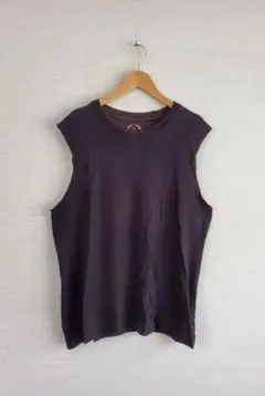 切りっぱなしノースリーブTシャツ☆タンクトップ☆黒☆ベーシック☆おしゃれ☆大人気
