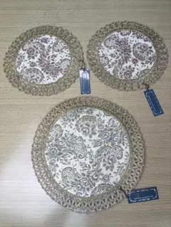 HERALDIC ドイツ製 マット 花瓶敷き 3組 ローム社ヘラルディック