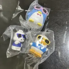 はぴだんぶい グラサンばちばちフィギュア ポチャッコ ばつ丸 タキシードサム