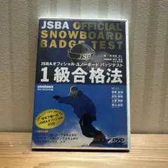 JSBAオフィシャルスノーボードバッジテスト1級　DVD
