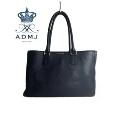 ADMJ トートバッグ　ブラック　ワンショルダー　黒　ブラック　BK