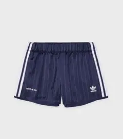 【新品未使用】ADIDAS sporty&rich ショーツ ネイビー 2025年最新】SPORTY&RICH レディース ショートパンツ・ハーフ