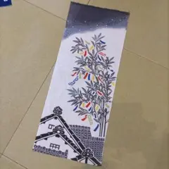 手ぬぐい　七夕夜空