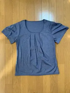 ダークブルー 半袖トップス