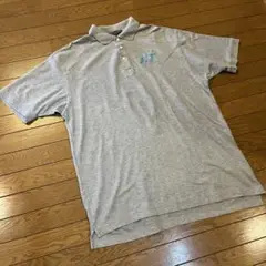 CHESTNUT HILL KTロゴ刺繍 半袖 ポロシャツ グレー 大きめ
