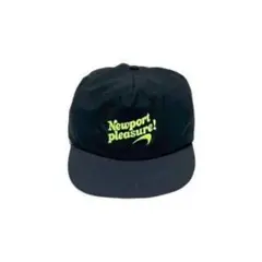 Newport pleasure! ナイロンキャップ 帽子 ヴィンテージ Vintage 90s Newport Pleasure Black Promo Hat SnapBack