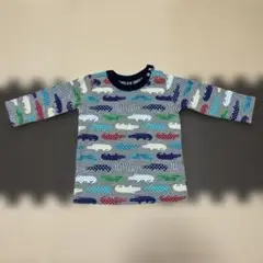 FREE INTERSECTION ワニのデザイン Tシャツ 80