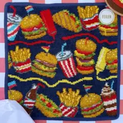 ラブラリーバイフェイラー バーガーショップ　ハンカチ　新品
