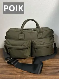 POIK オリーブグリーン ショルダーバッグ　　美品