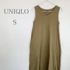 最終価格❤️ユニクロ マーセライズコットンAラインロングワンピース ノースリーブ