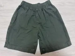 （130センチ）ジーユー　GU 男の子　半ズボン　緑色