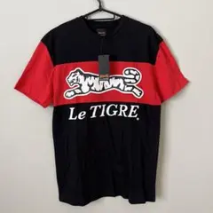 Le TIGRE ルティグレ Tシャツ　新品　ブラックレッド　ロゴ　M