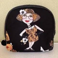 ハンドメイドポーチ　ロラライハリス