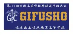 第107回全国高等学校野球選手権大会 県立岐阜商業応援タオル