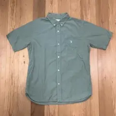 coen シャツ　Ｌサイズ　グリーン