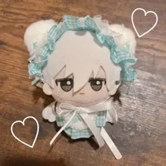 ちびぐるみ　ヘッドドレス　スタイ　天使の羽　セット