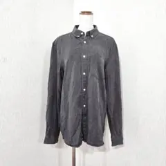 H&M L.O.G.G. ライオセル 長袖 BDシャツ グレー（S /170）