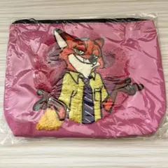 【新品未開封】Disney ディズニー ズートピア サガラ刺繍ポーチ ニック