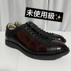 未使用品✨リーガルスタンダード　66CR レザースニーカー　クロコ型押し 2025年最新】リーガル レザースニーカー 66crの人気アイテム