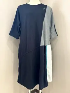 Yamamoto Kansaiワンピース 半袖 パネルデザイン