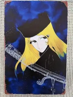 新品　メーテル　イメージオマージュアルミプレートはブリキ看板⑤ 銀河鉄道999
