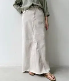 アパルトモン Goodgrief A Line Fringe Hem Skirt