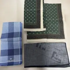 紳士ハンカチ 4枚　Pierre Cardin mila schon