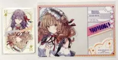 ささやくように恋を唄う ささ恋 クリアカード トレカ 里宮百々花 ２点セット