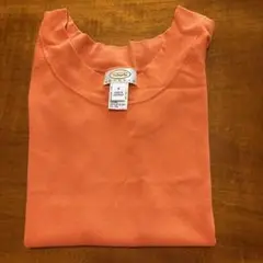 Talbots 半袖ニット Sサイズ オレンジ
