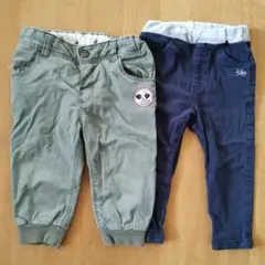 子ども　キッズ　ズボン　パンツ　 ボトムス　セット