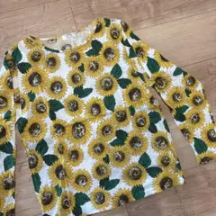 ひまわり　長袖　トップス