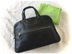 新品同様ジャックルコーJACQUES LE CORRE黒リスボンS本革バック