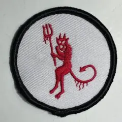 悪魔 刺繍ワッペン DEVIL パッチ 70's アウトローバイカー