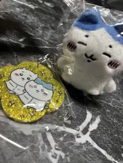 ちいかわ ラメアクリルキーホルダー2 お座りぬいぐるみ2