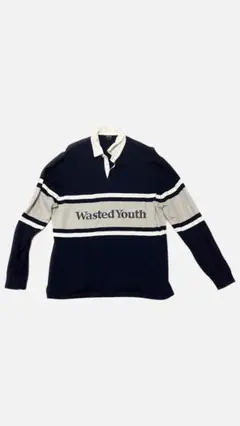 Wasted Youth ウエステッドユース × tokion ニットポロシャツ wasted youthニットポロシャツ（Wasted Youth ニットポロ メンズ）