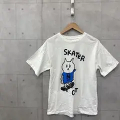 キタハラケンタ イラストプリントTシャツ メンズ M 白