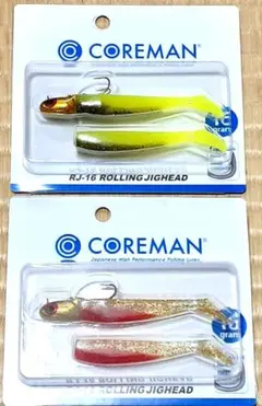 未使用品❗️コアマン　RJ-16ローリングジグヘッド　人気カラー 2セット！