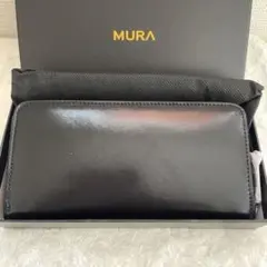新品未使用ブラックMURA★MENS長財布 ☆