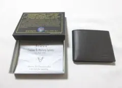 新品 AVIREX アヴィレックス 財布 2つ折り財布 レザー イタリア製