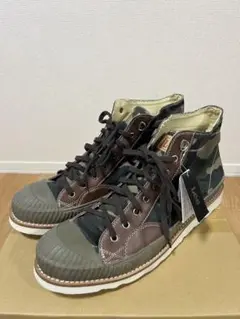 【美品】Lee メンズ カジュアルシューズ 52367 カモフラージュ 27㎝