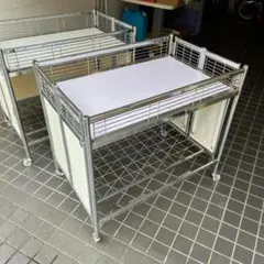 中折れワゴン 移動販売・マルシェ・フリマ 簡単コンパクト収納!その1