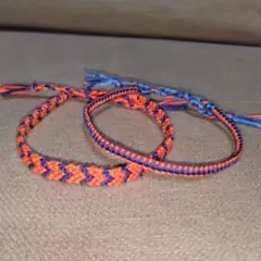 ハンドメイド　ミサンガ　2本セット　アルビレックス