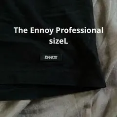 ENNOY T-SHIRTS (BLACK) sizeL ◯ 裾タグ
