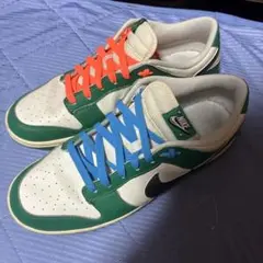 Nike スニーカー グリーン/ホワイト/オレンジ/ブルー